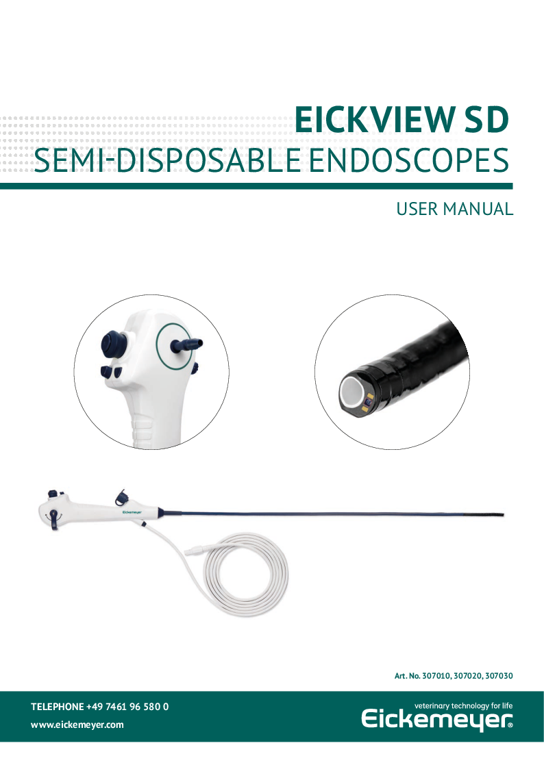 

Eickview SD Semi disposable Endoskop Manual (Engelsk)

