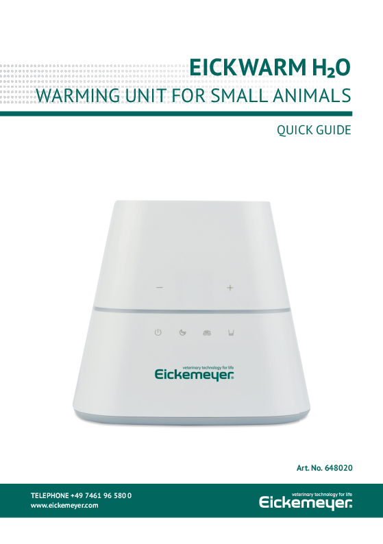 

EickWarm H2O Manual (Engelsk)

