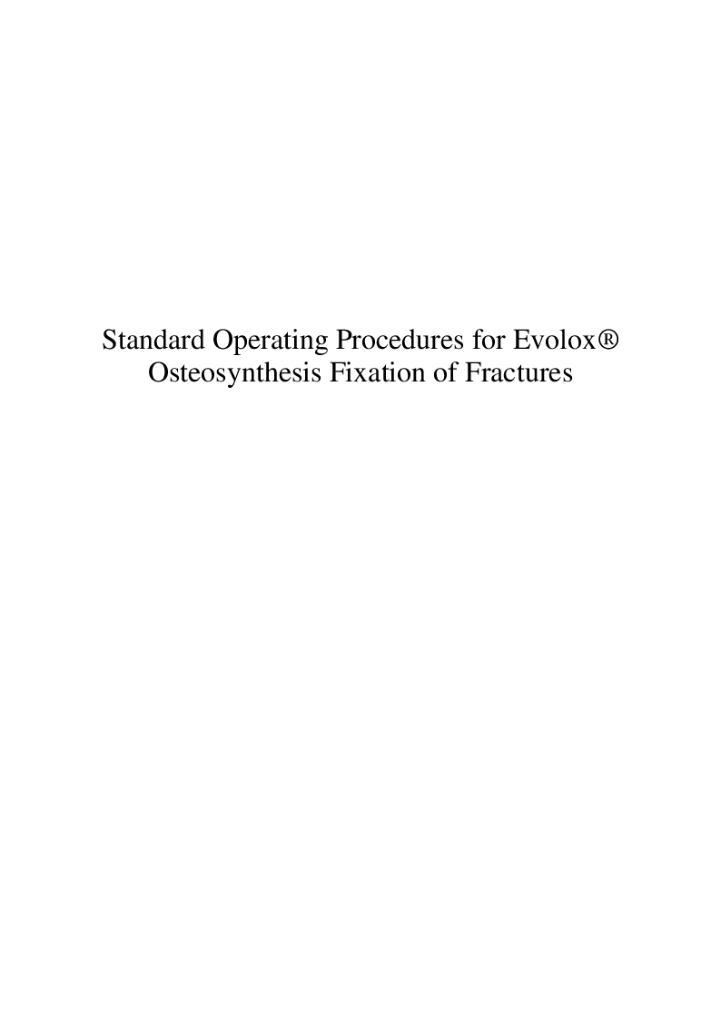 

185880 192988 Evolox Ostheosynthesis 18 03 2014 Operating Procedures Man engl

