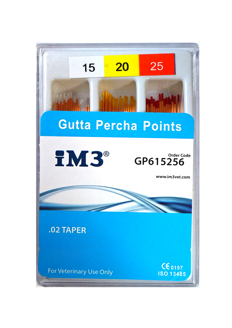 Gutta Percha Points   60mm   ISO 15 25   60pcs