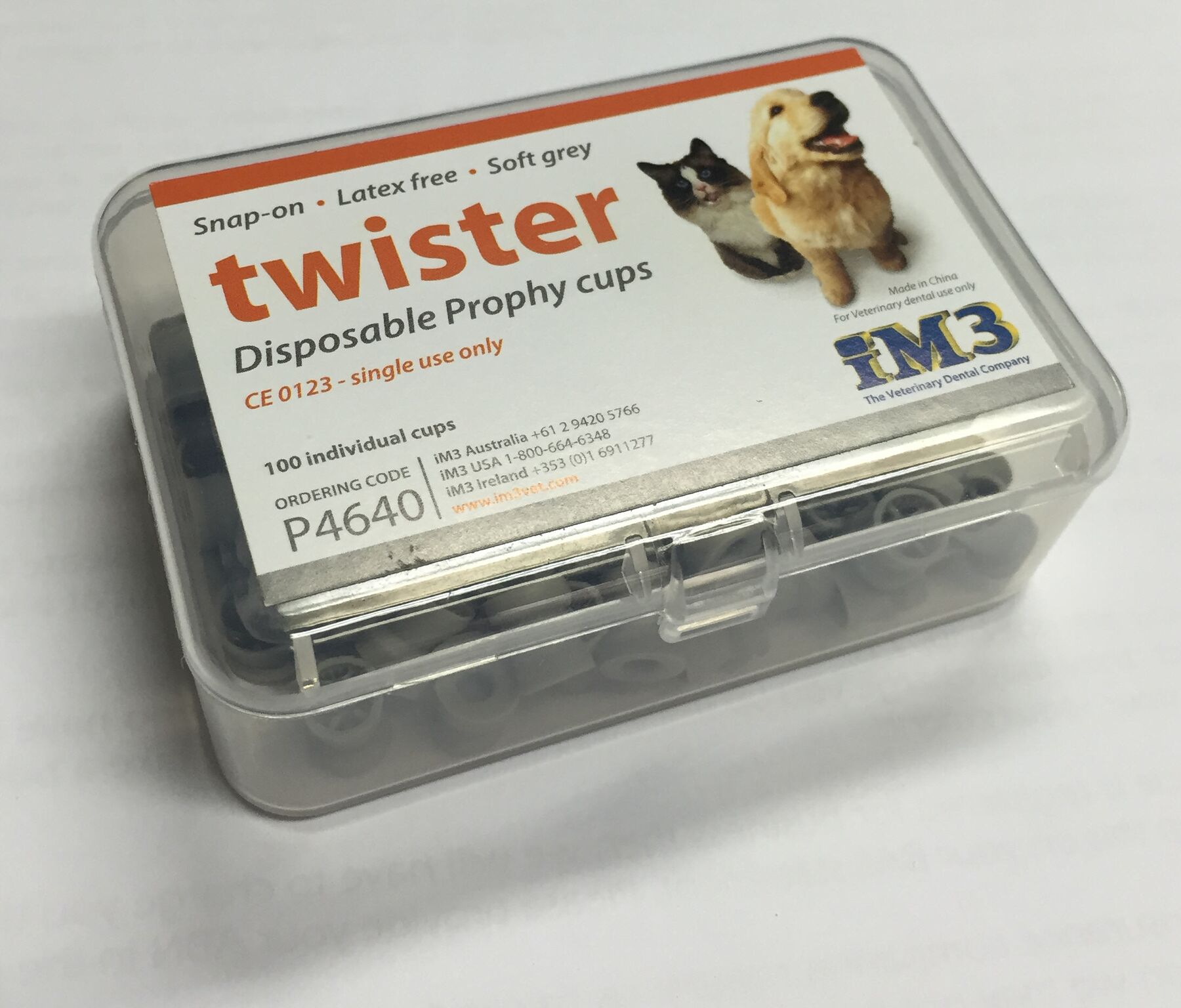 Twister Disposable Prophy Cups - Snap on 100/pk